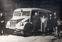 Ambulans brytyjskiej marki GUY-Motors