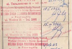 Strona z legitymacji ubezpieczeniowej